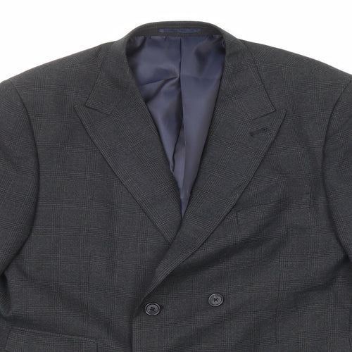 NEXT Mens Black Polyester Jacket Suit Jacket Size 42 Regular
