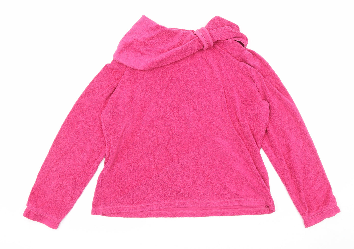 Per Una Womens Pink Cotton Pullover Sweatshirt Size M Pullover