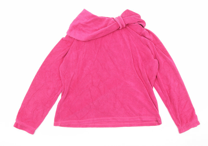 Per Una Womens Pink Cotton Pullover Sweatshirt Size M Pullover