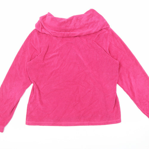 Per Una Womens Pink Cotton Pullover Sweatshirt Size M Pullover