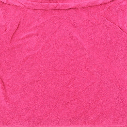 Per Una Womens Pink Cotton Pullover Sweatshirt Size M Pullover