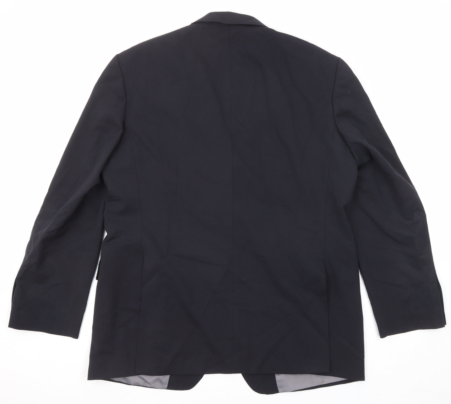 Marks and Spencer Mens Blue Polyester Jacket Suit Jacket Size 44 Regular