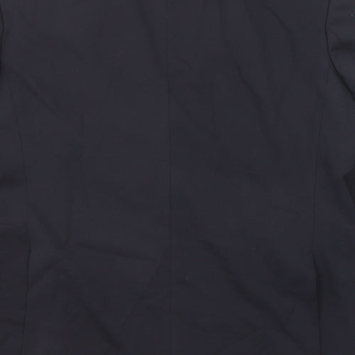 Marks and Spencer Mens Blue Polyester Jacket Suit Jacket Size 44 Regular