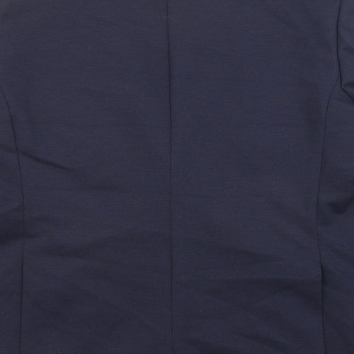 Marks and Spencer Mens Blue Polyamide Jacket Suit Jacket Size 42 Regular
