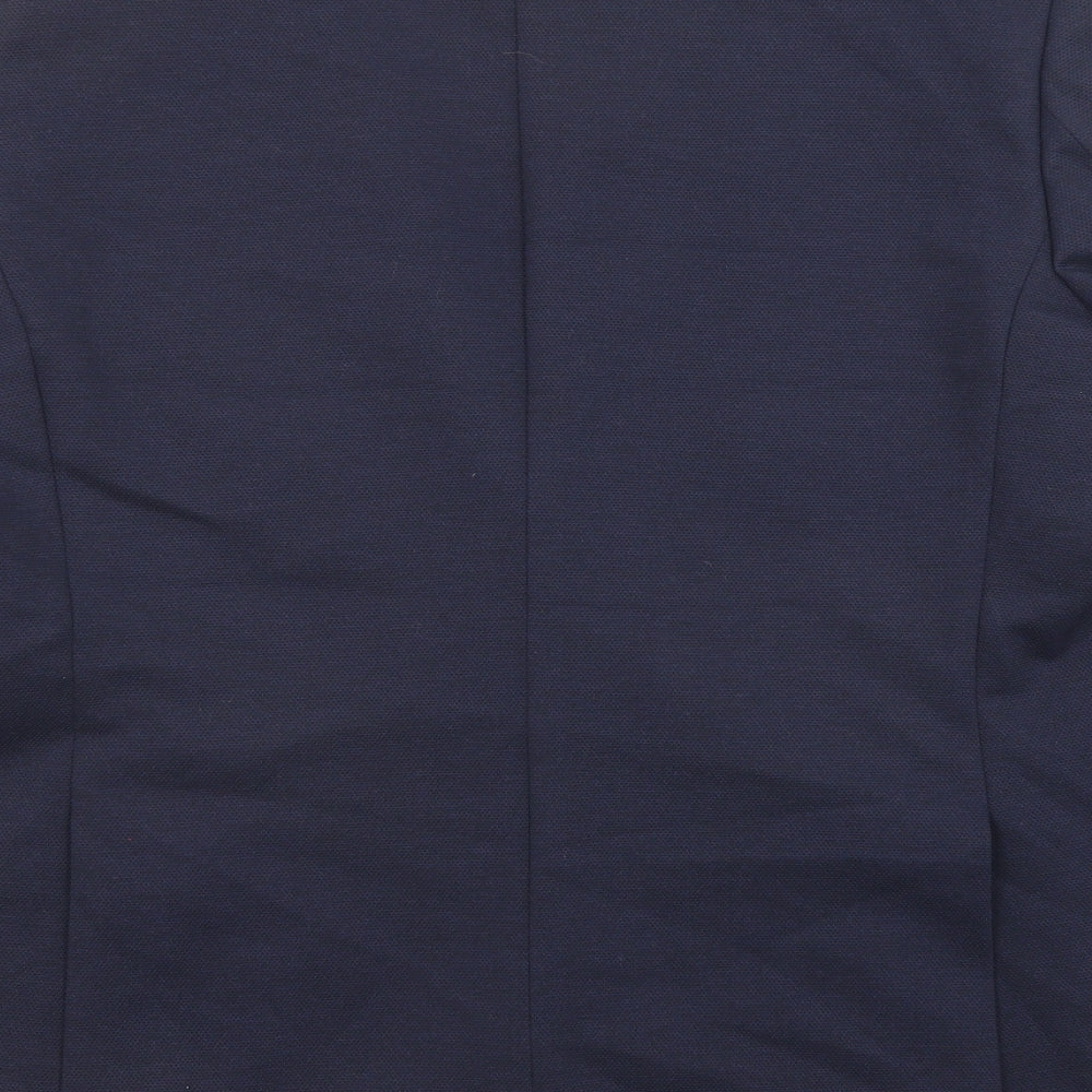 Marks and Spencer Mens Blue Polyamide Jacket Suit Jacket Size 42 Regular