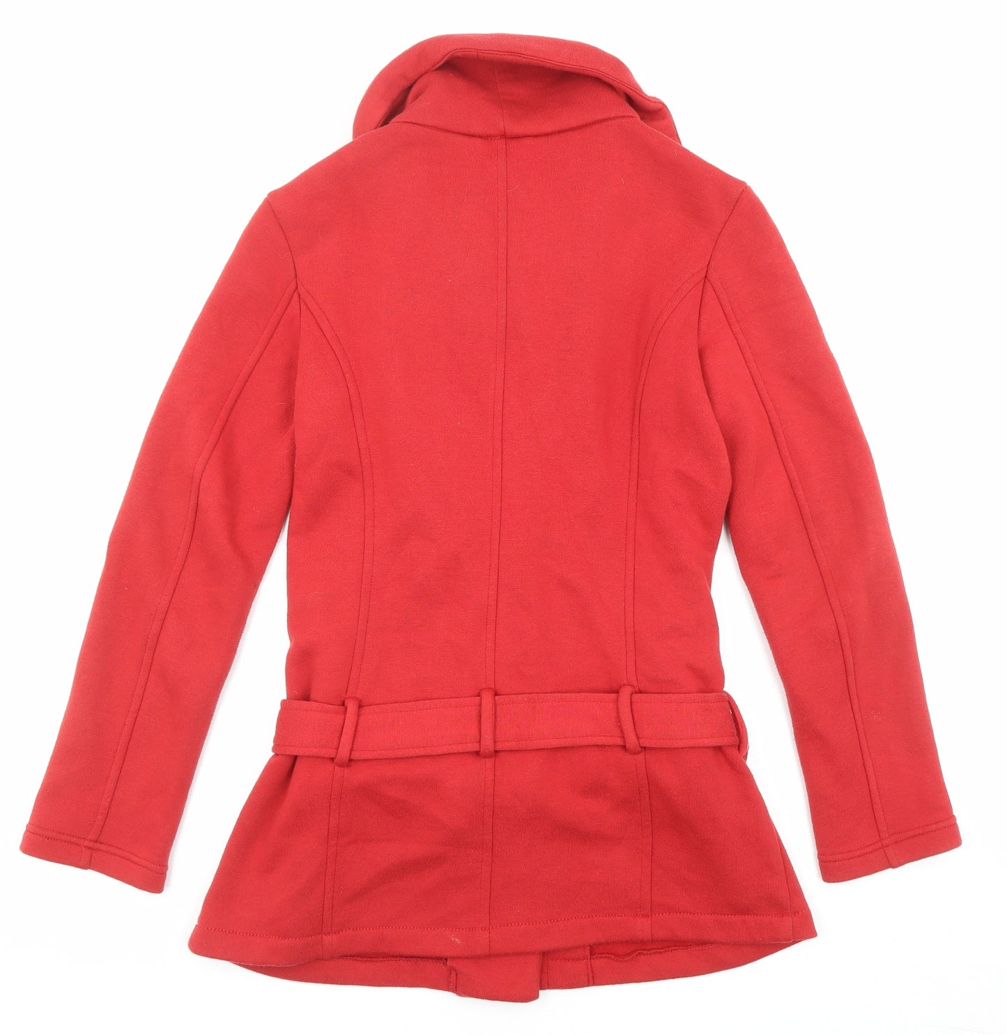 New Look Womens Red Jacket Size 12 Button