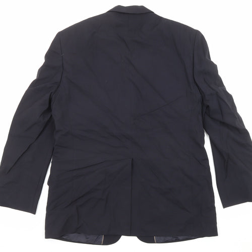 NEXT Mens Blue Wool Jacket Suit Jacket Size 40 Regular