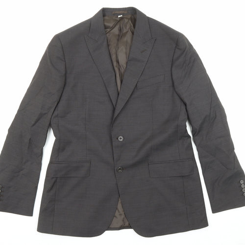 Marks and Spencer Mens Grey Wool Jacket Suit Jacket Size 42 Regular