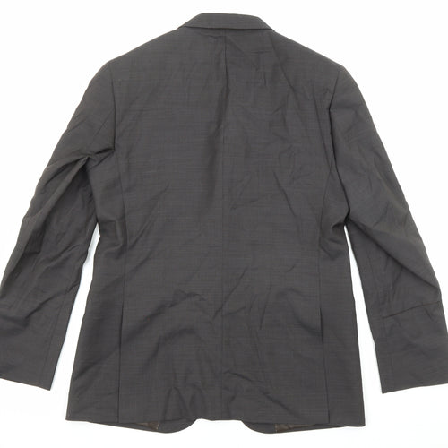 Marks and Spencer Mens Grey Wool Jacket Suit Jacket Size 42 Regular
