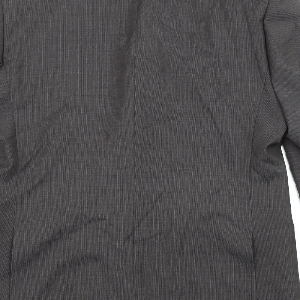 Marks and Spencer Mens Grey Wool Jacket Suit Jacket Size 42 Regular