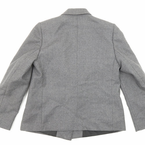 Gleneagles of Scotland Womens Grey Jacket Blazer Size 14 Button