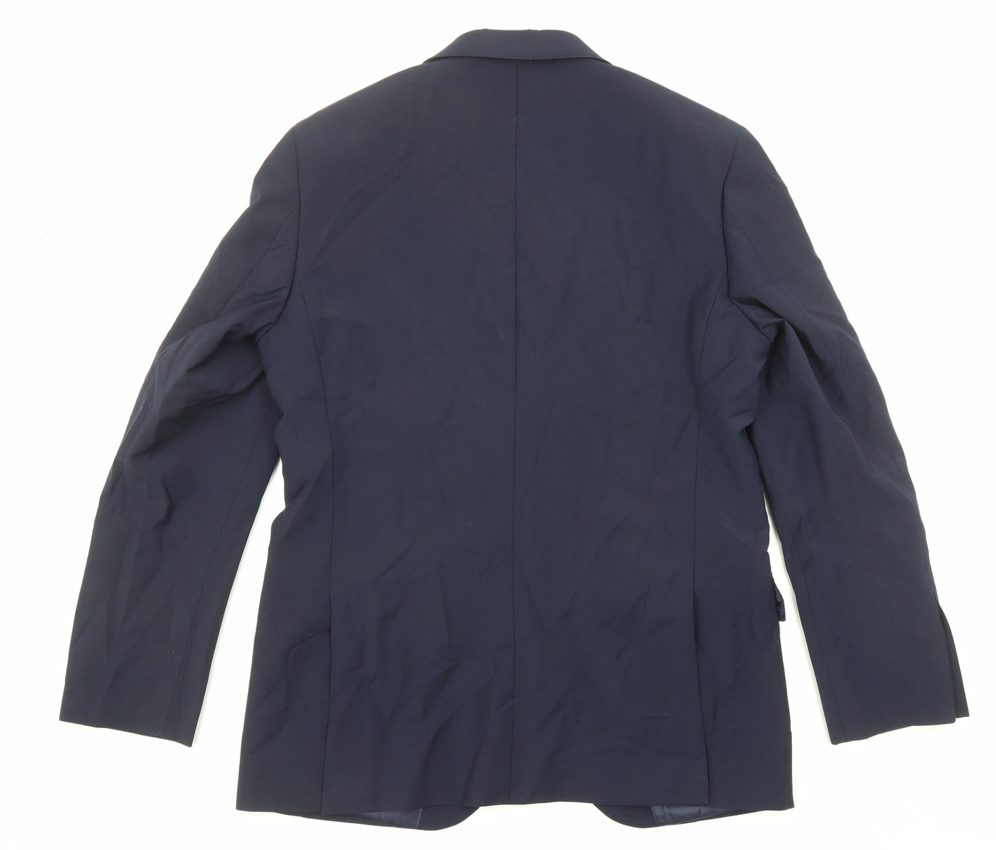 Marks and Spencer Mens Blue Wool Jacket Suit Jacket Size 40 Regular