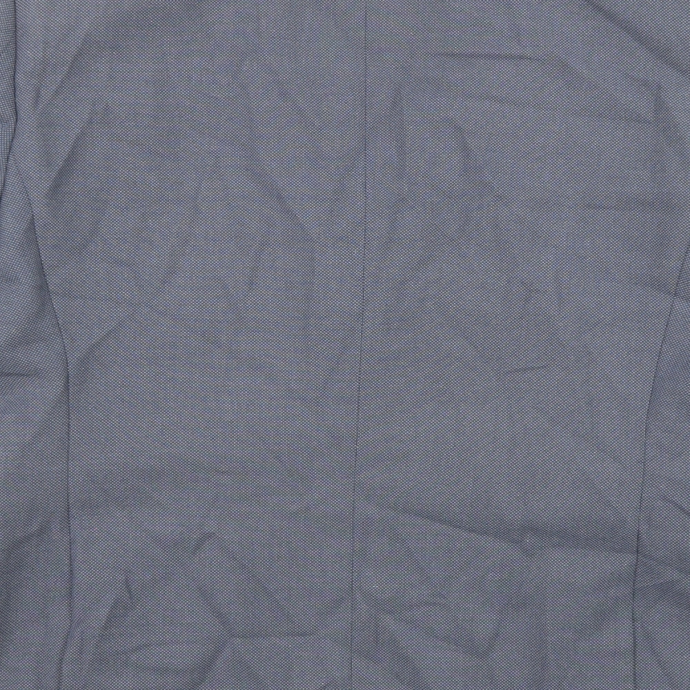NEXT Mens Blue Polyester Jacket Suit Jacket Size 42 Regular