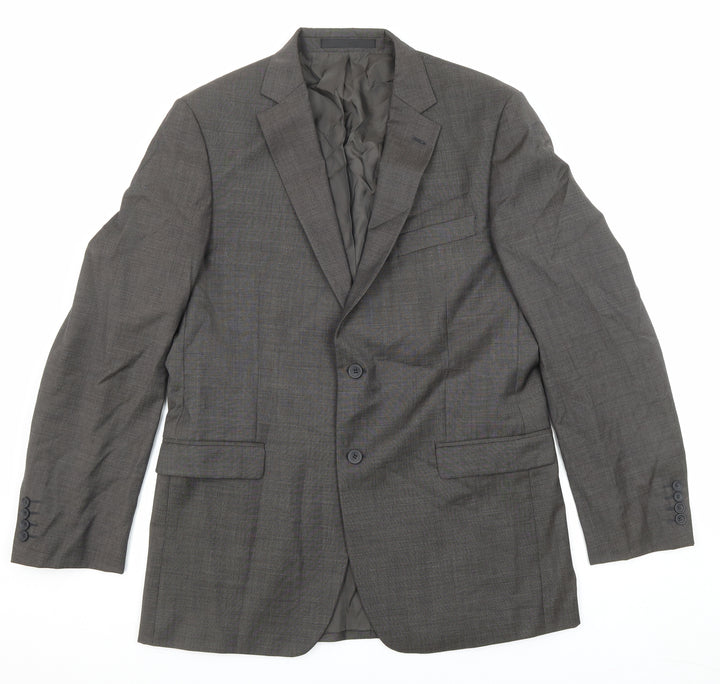 Marks and Spencer Mens Grey Wool Jacket Suit Jacket Size 42 Regular