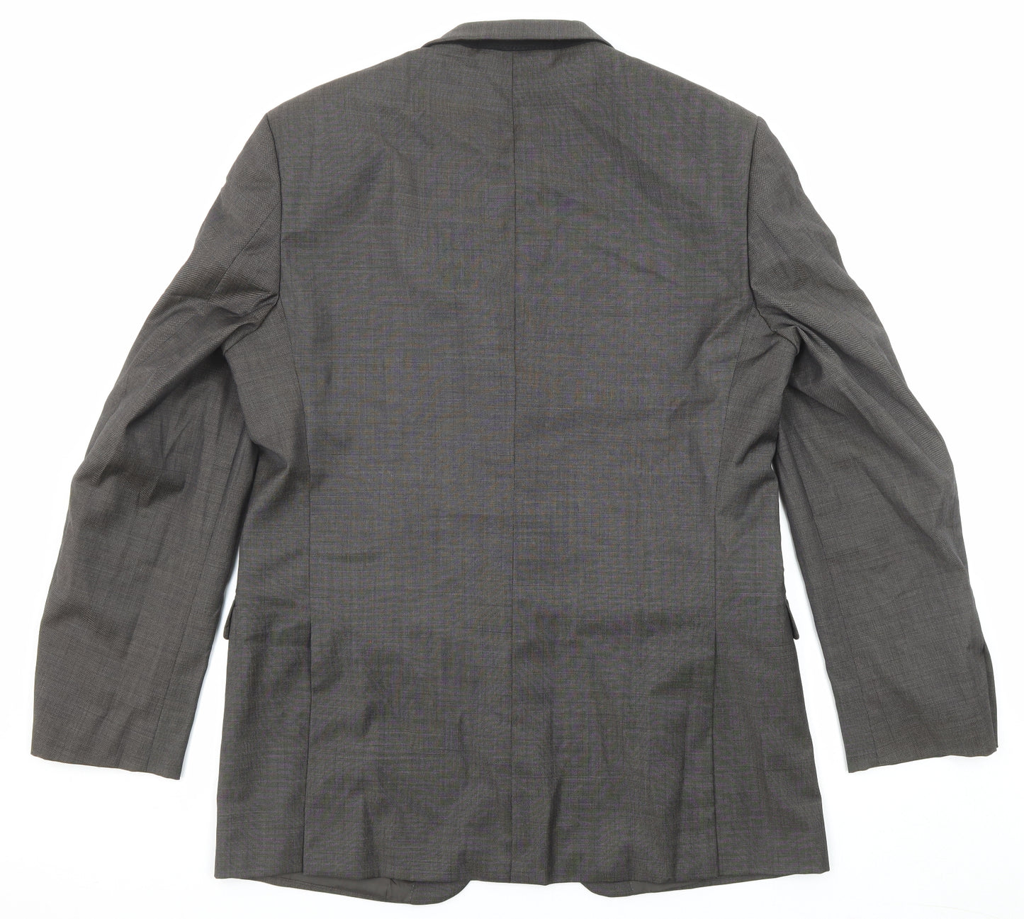 Marks and Spencer Mens Grey Wool Jacket Suit Jacket Size 42 Regular