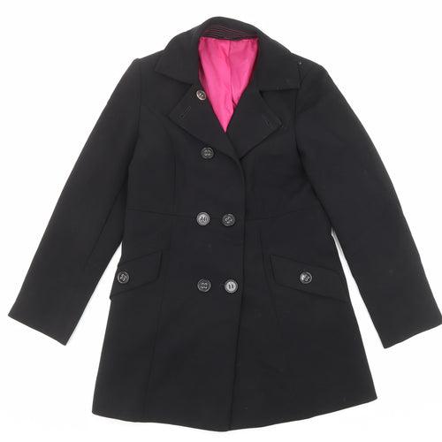 Marks and Spencer Womens Black Jacket Blazer Size 8 Button