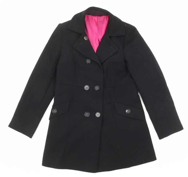 Marks and Spencer Womens Black Jacket Blazer Size 8 Button