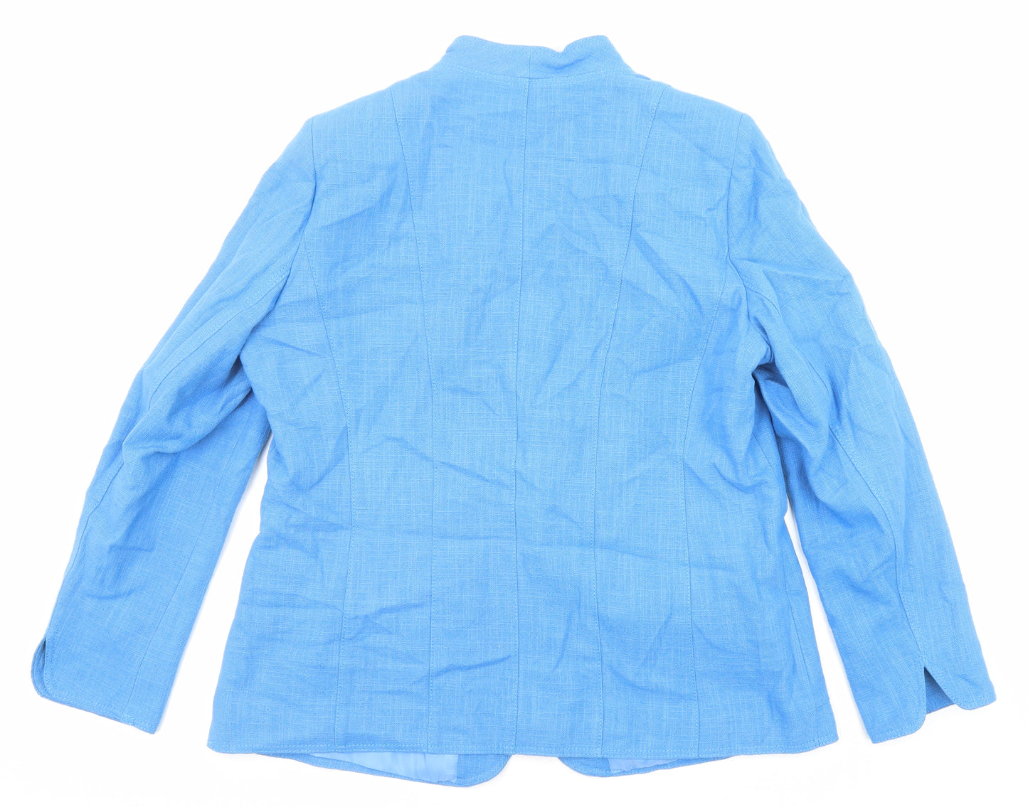 Gray & Osbourn Womens Blue Jacket Blazer Size 18 Button