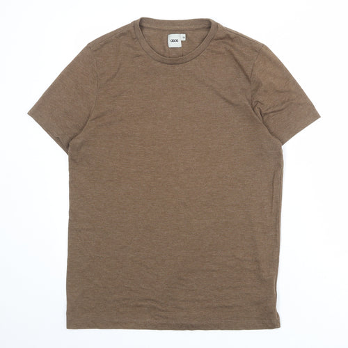 ASOS Mens Brown Cotton T-Shirt Size M Round Neck