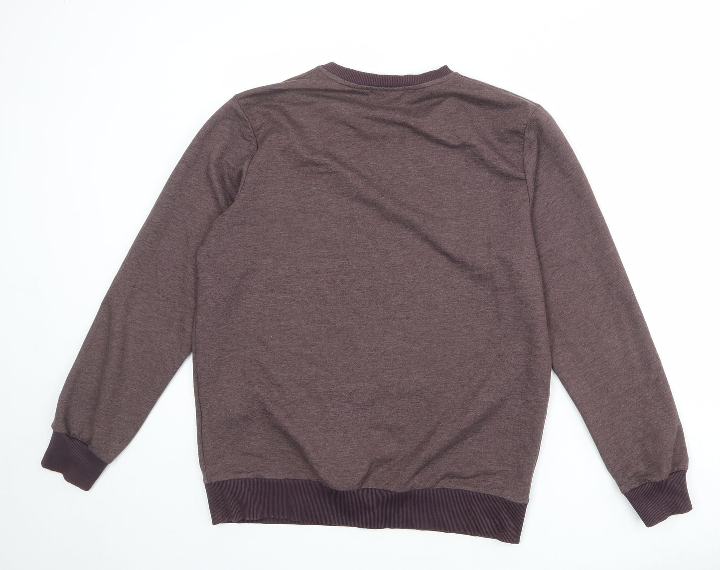 JACK & JONES Mens Red Cotton Pullover Sweatshirt Size L