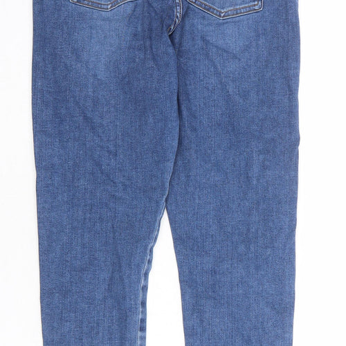 ASOS Mens Blue Cotton Skinny Jeans Size 30 in L30 in Regular Zip