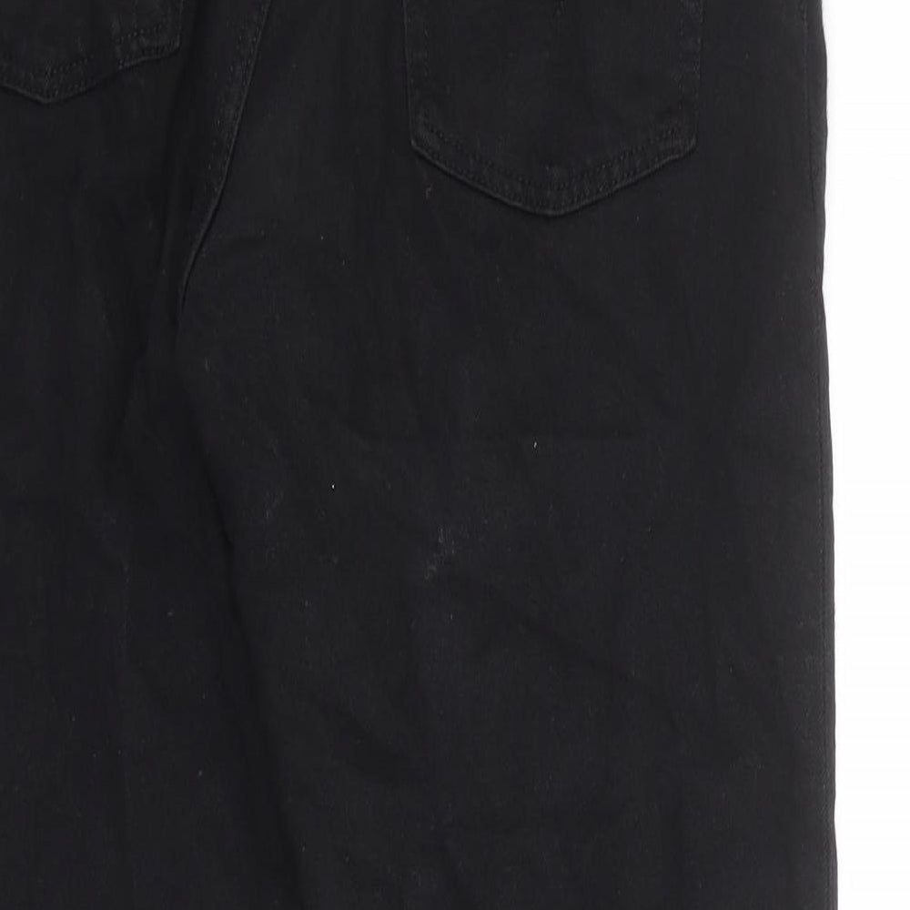 Levi's Mens Black Cotton Straight Jeans Size 32 in L27 in Regular Button
