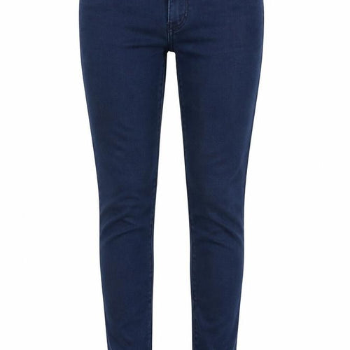 Denim & Co. Womens Blue Cotton Skinny Jeans Size 8 L30 in Regular Button