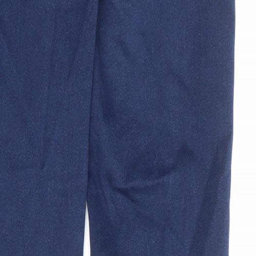 Denim & Co. Womens Blue Cotton Skinny Jeans Size 8 L30 in Regular Button