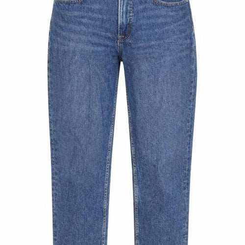 Free Assembly Womens Blue Cotton Straight Jeans Size 8 L28 in Regular Zip
