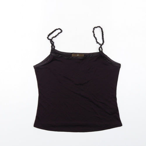 Fenn Wright Manson Womens Purple Silk Camisole Tank Size 12 Square Neck
