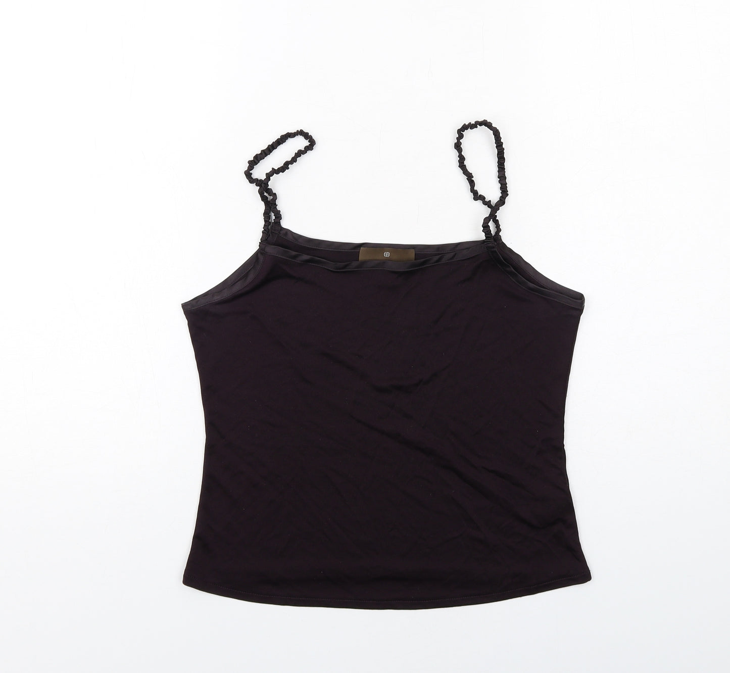 Fenn Wright Manson Womens Purple Silk Camisole Tank Size 12 Square Neck