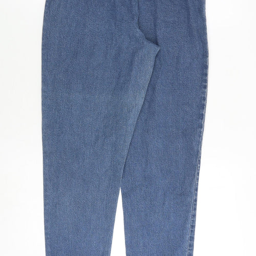 BHS Womens Blue Cotton Jegging Jeans Size 14 L27 in Regular