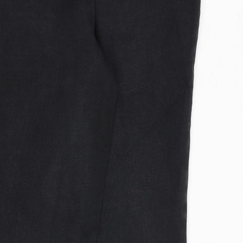 Nutmeg Womens Black Cotton Skinny Jeans Size 14 L30 in Regular Zip
