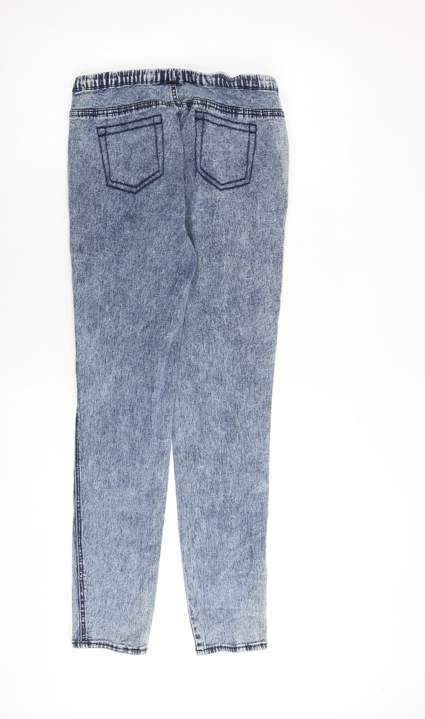 George Womens Blue Cotton Jegging Jeans Size 14 L30 in Regular