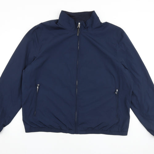 Marks and Spencer Mens Blue Jacket Size 2XS Zip