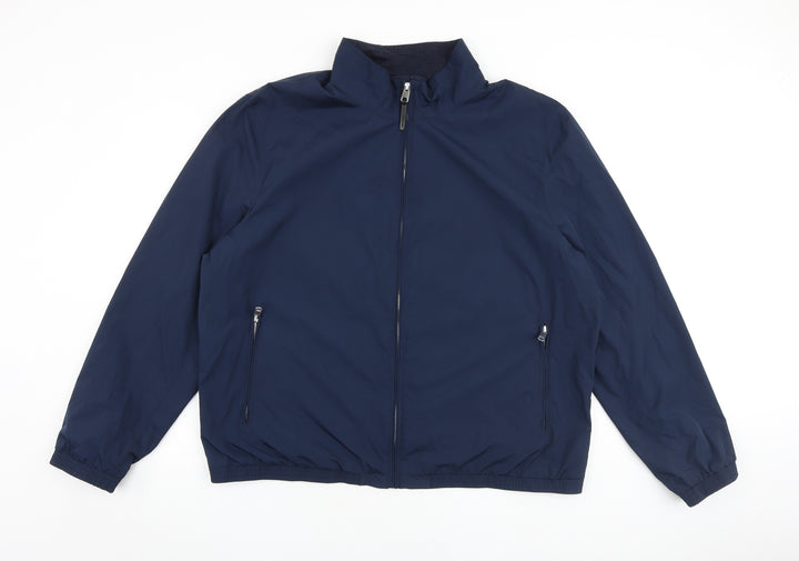 Marks and Spencer Mens Blue Jacket Size 2XS Zip