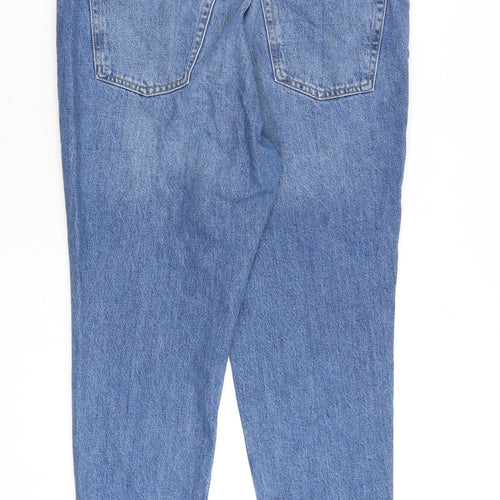 ASOS Womens Blue Cotton Tapered Jeans Size 32 in L28 in Regular Zip