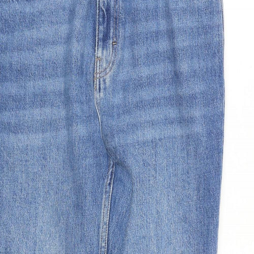 ASOS Womens Blue Cotton Tapered Jeans Size 32 in L28 in Regular Zip