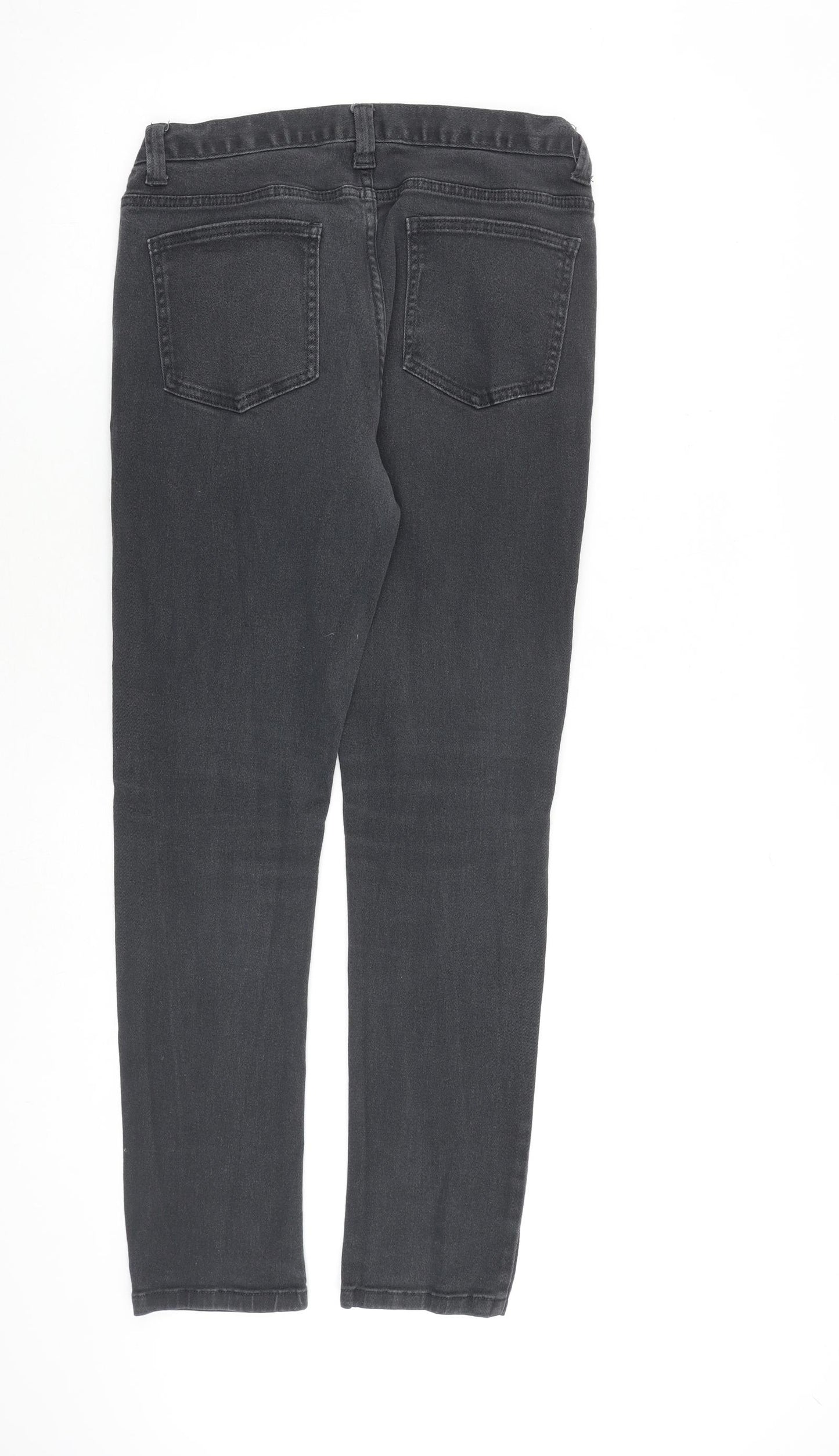 Denim & Co. Mens Grey Cotton Skinny Jeans Size 32 in L32 in Slim Zip