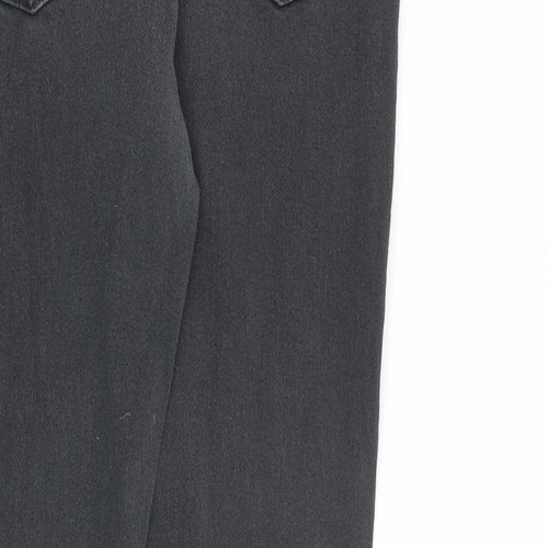 Denim & Co. Mens Grey Cotton Skinny Jeans Size 32 in L32 in Slim Zip