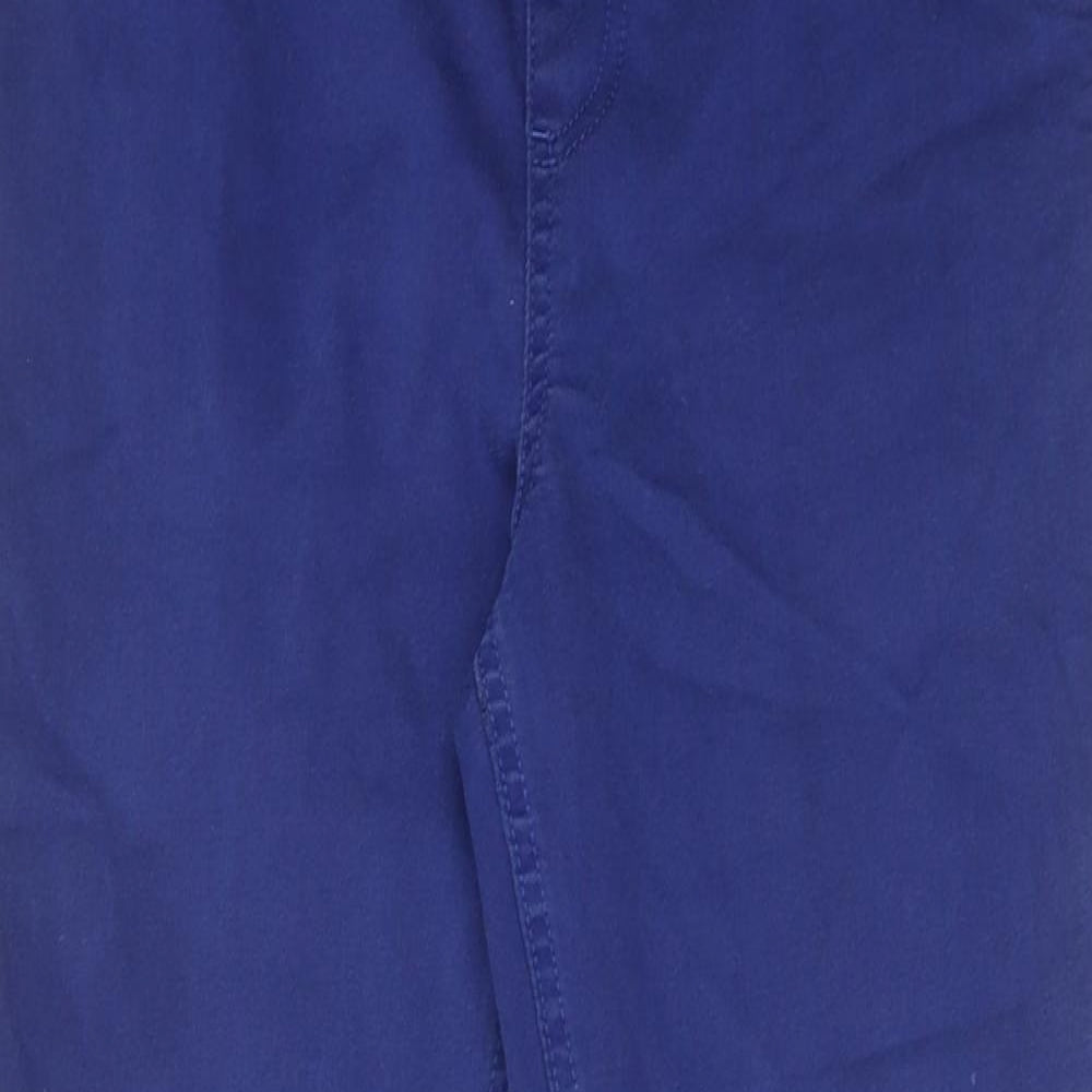 Marks and Spencer Womens Blue Cotton Jegging Jeans Size 12 L26 in Regular