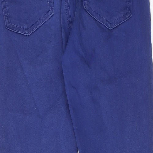 Marks and Spencer Womens Blue Cotton Jegging Jeans Size 12 L26 in Regular