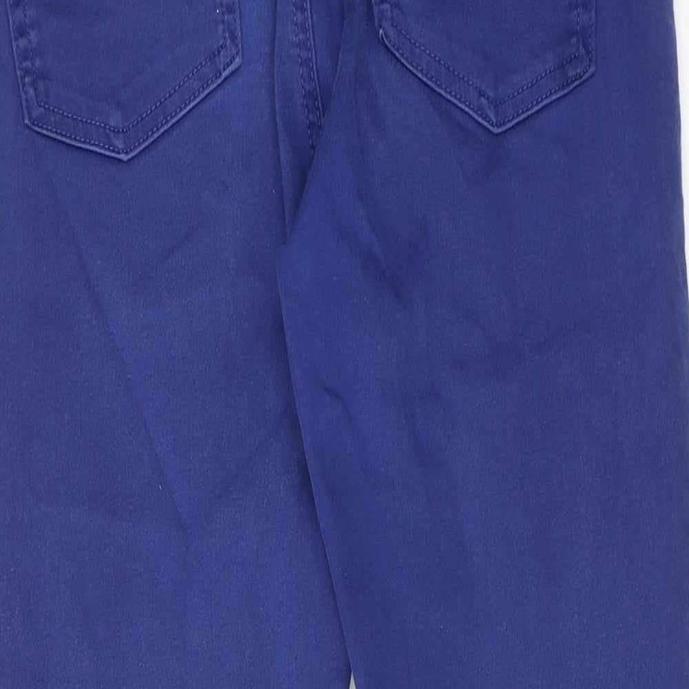 Marks and Spencer Womens Blue Cotton Jegging Jeans Size 12 L26 in Regular