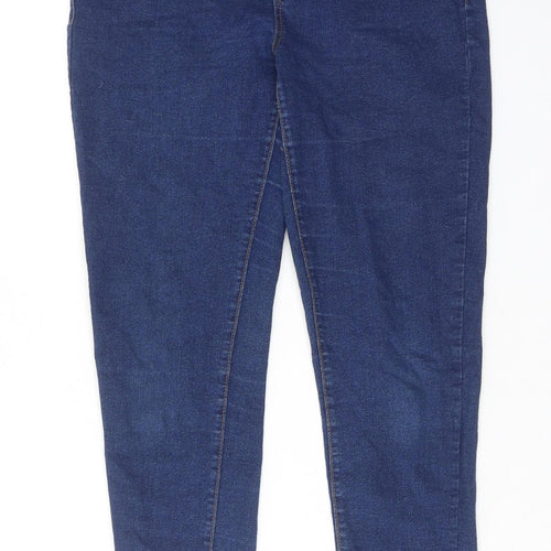 Denim & Co. Womens Blue Cotton Jegging Jeans Size 10 L25 in Regular
