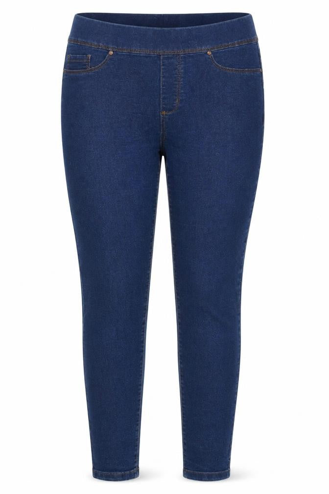 Denim & Co. Womens Blue Cotton Jegging Jeans Size 10 L25 in Regular