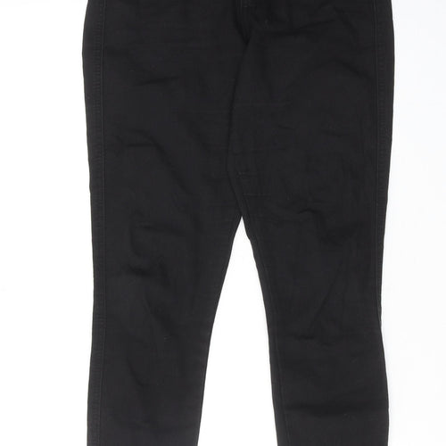 ASOS Womens Black Cotton Skinny Jeans Size 28 in L32 in Regular Zip