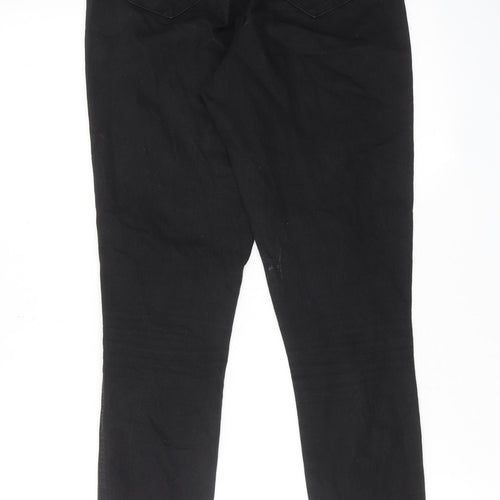 ASOS Womens Black Cotton Skinny Jeans Size 28 in L32 in Regular Zip