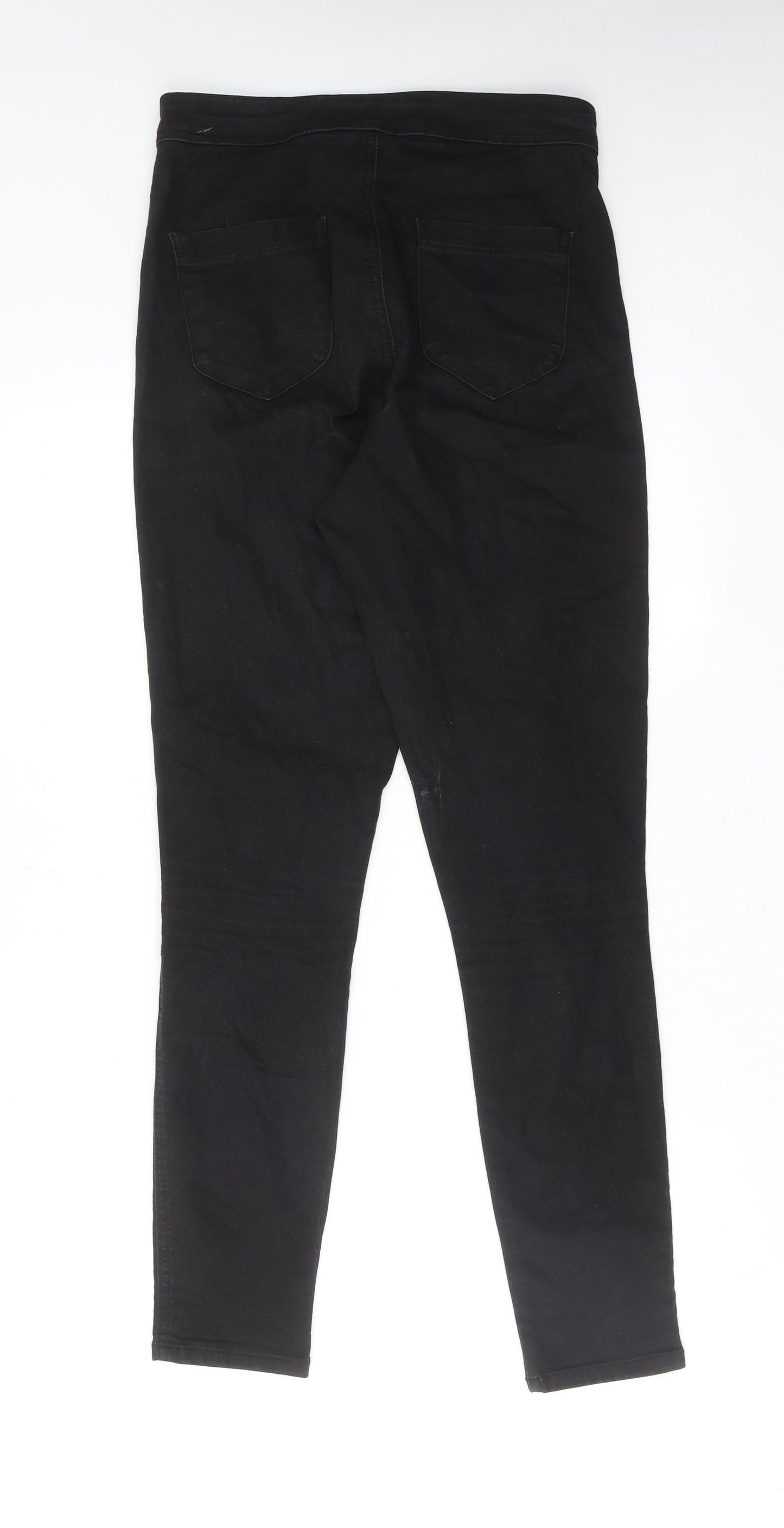 ASOS Womens Black Cotton Skinny Jeans Size 28 in L32 in Regular Zip