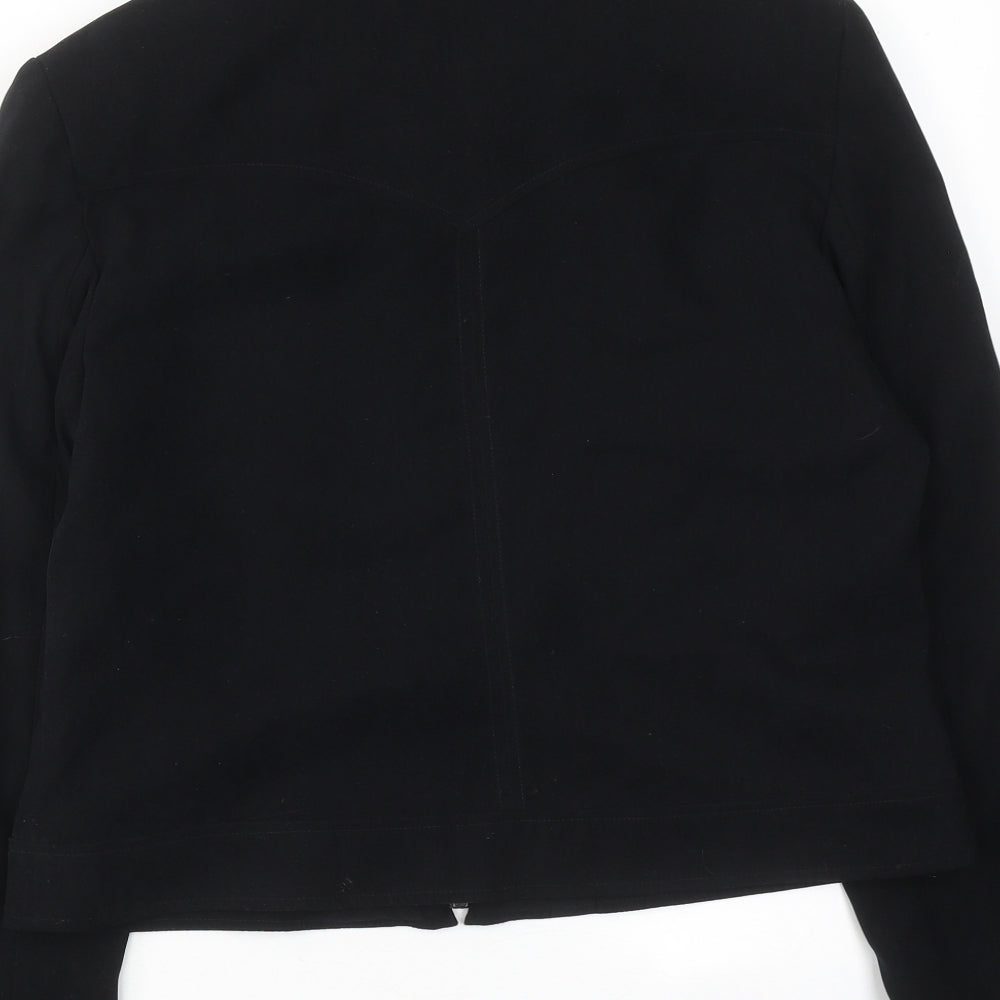 Select Womens Black Jacket Size 14 Zip