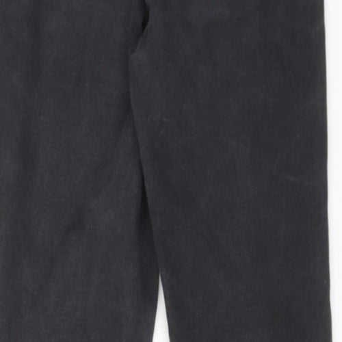 Denim & Co. Womens Grey Cotton Skinny Jeans Size 14 L27 in Regular Zip